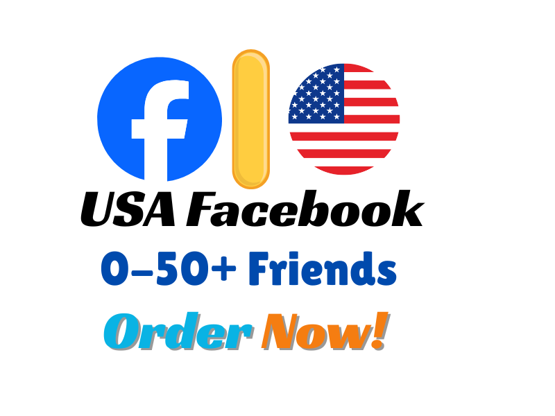 ✅ USA Facebook 2026  ✅ 0- 50+ Friends ✅ Manually Registration ✅ Email Verify ✅