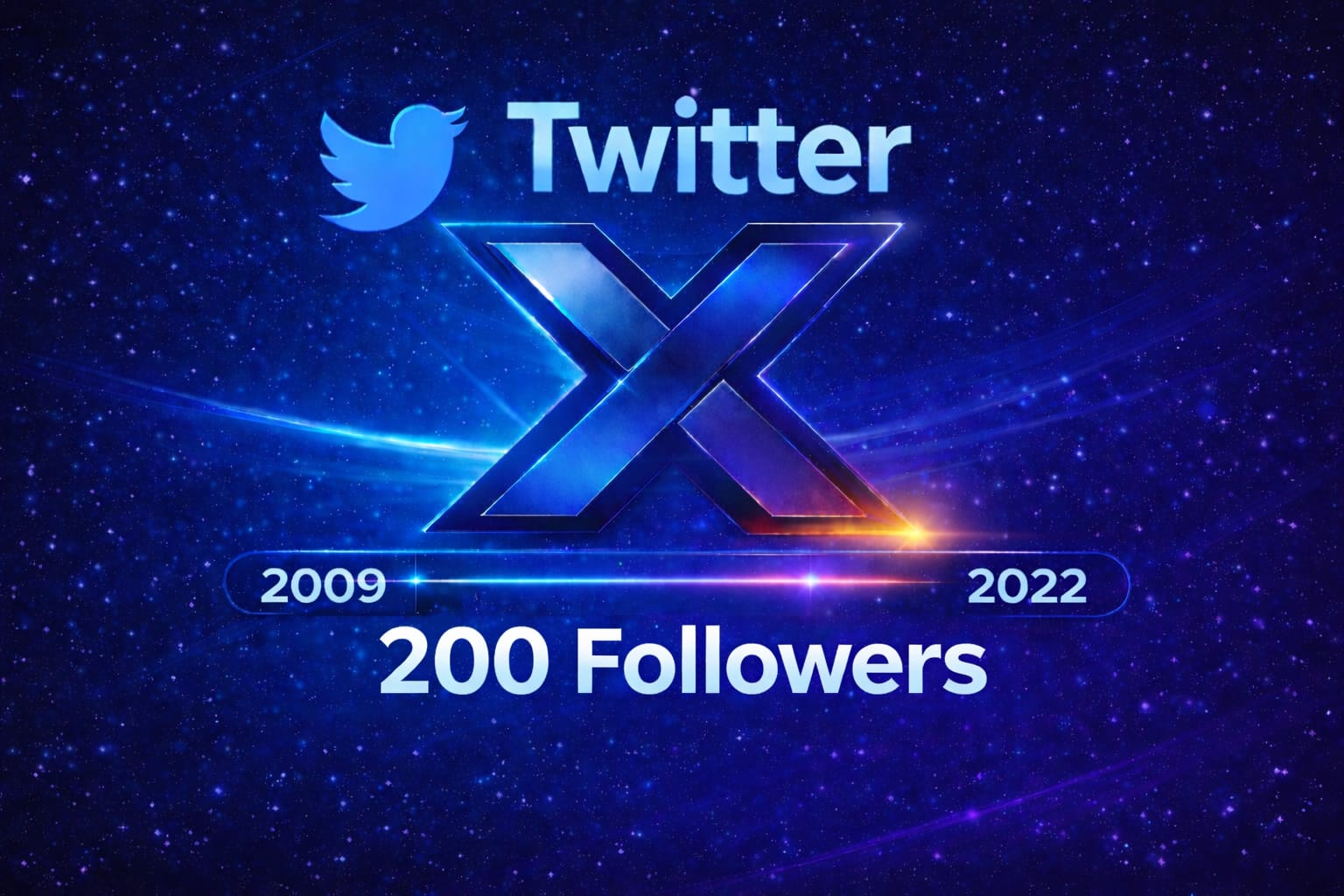 Tweeter 200 follower