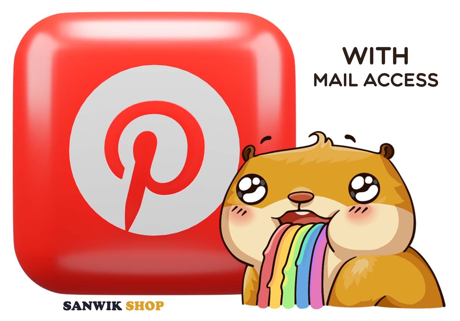 Pinterest ▪︎ MIX ip ▪︎ Mail verified ▪︎ Mail included