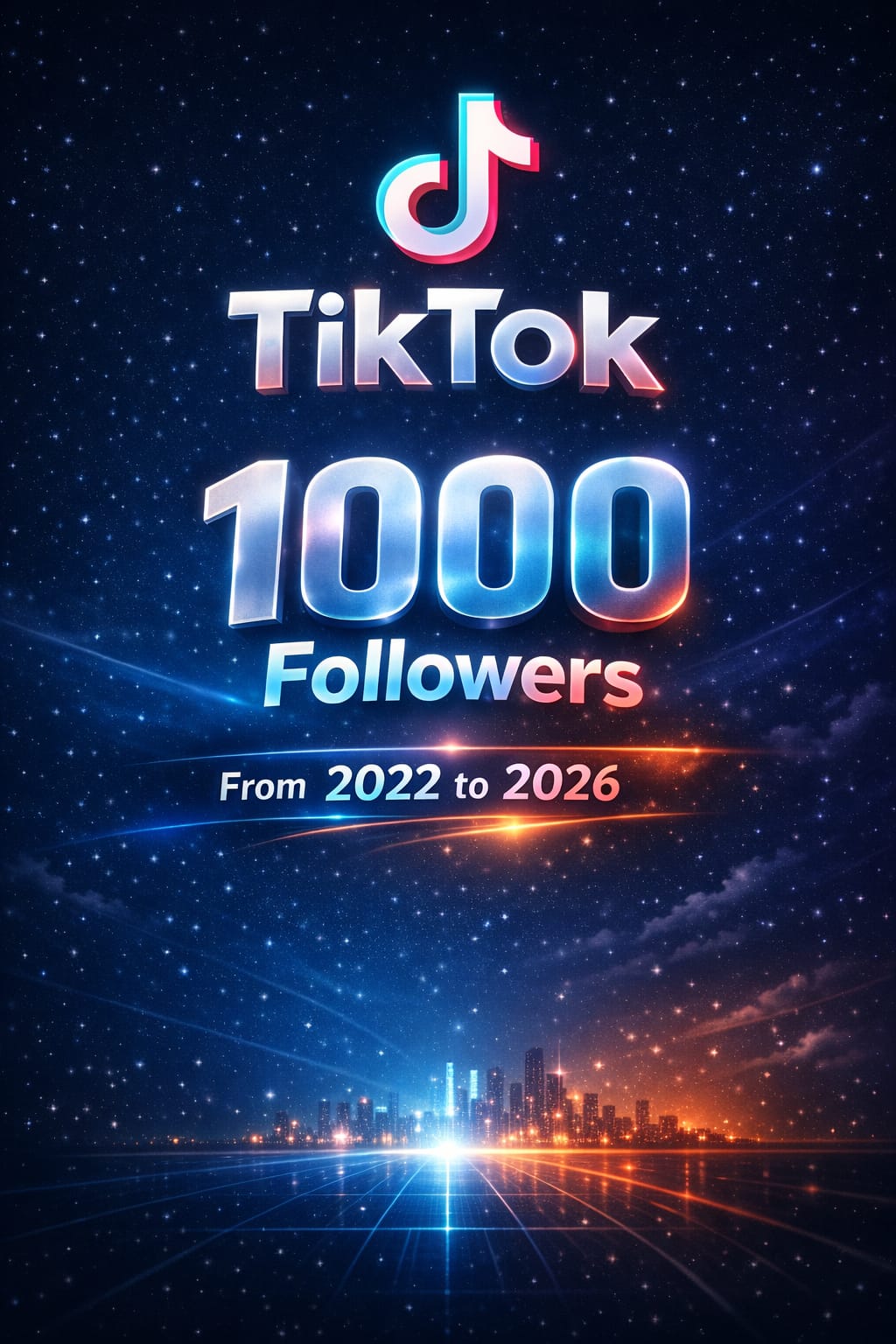 TikTok 1000 followers