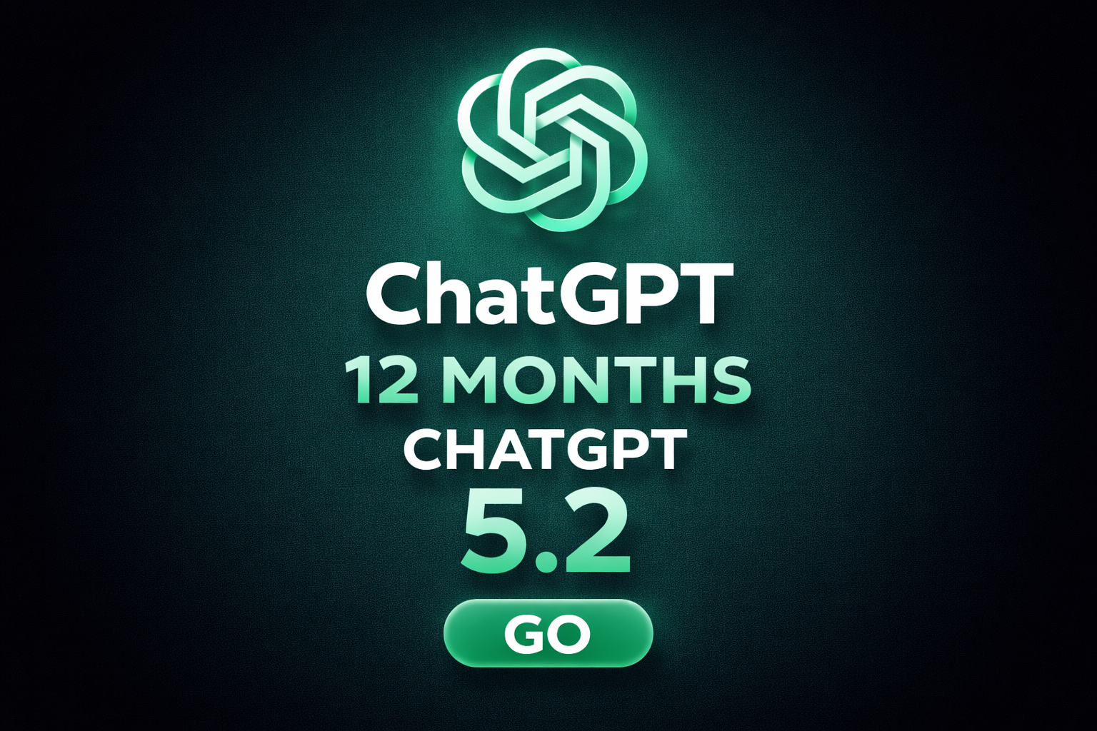❄️ChatGPT 12 MONTHS CHAT GPT 5.2 GO❄️