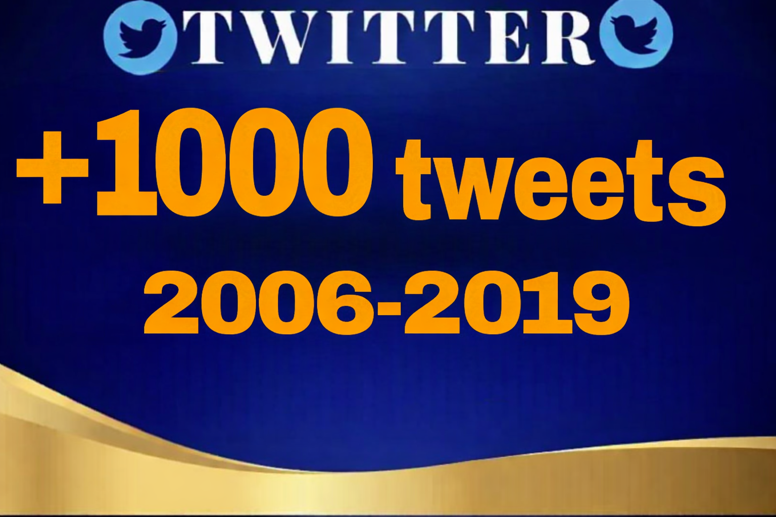 1000-1999 Old Tweets (2FA)