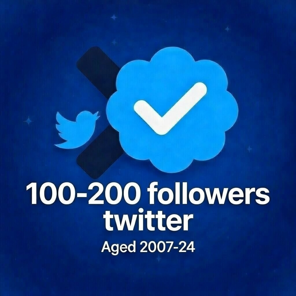 Twitter Account 100+ REAL followers