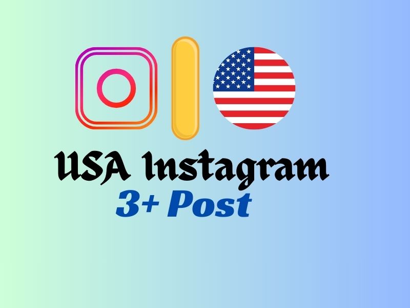 ✅USA Instagram With 3 Post ✅