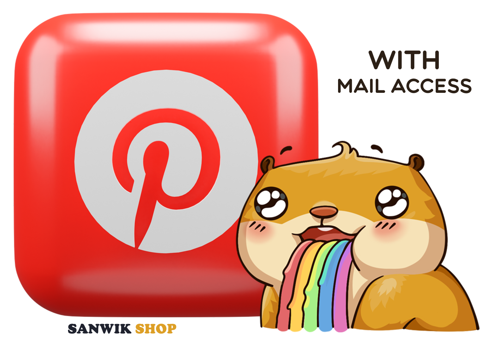 Pinterest ▪︎ MIX ip ▪︎ Mail verified ▪︎ Mail included