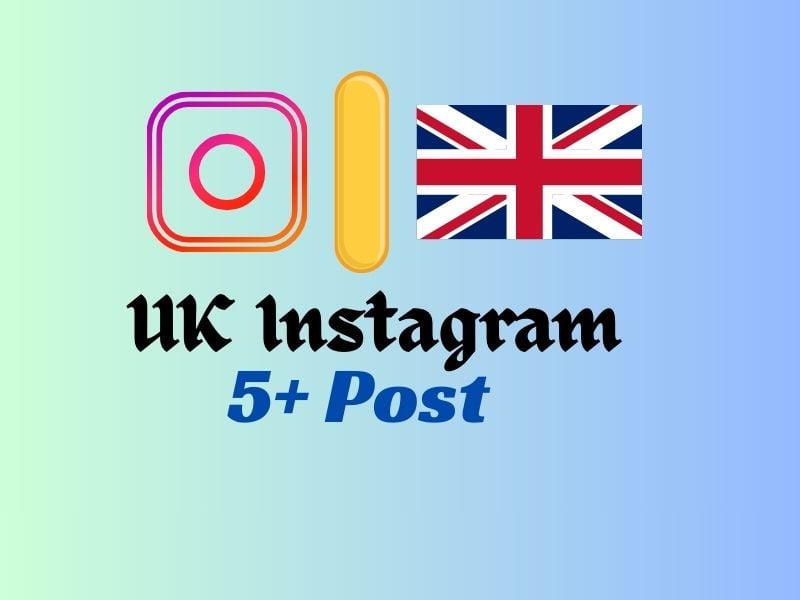 ✅UK Instagram With 5 Post ✅