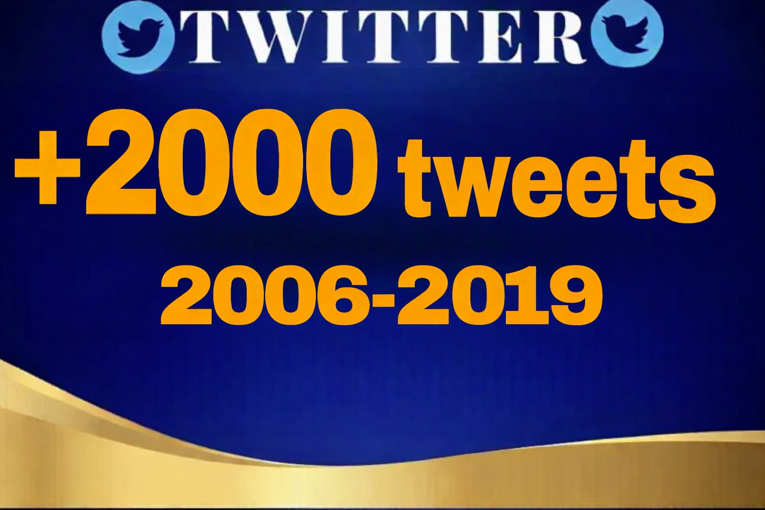 2000-2999 Old Tweets (2FA)