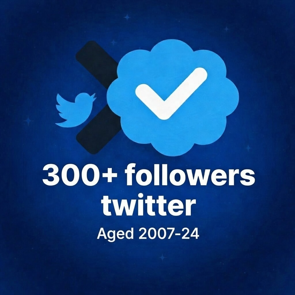 Twitter Accounts 300-500 REAL followers