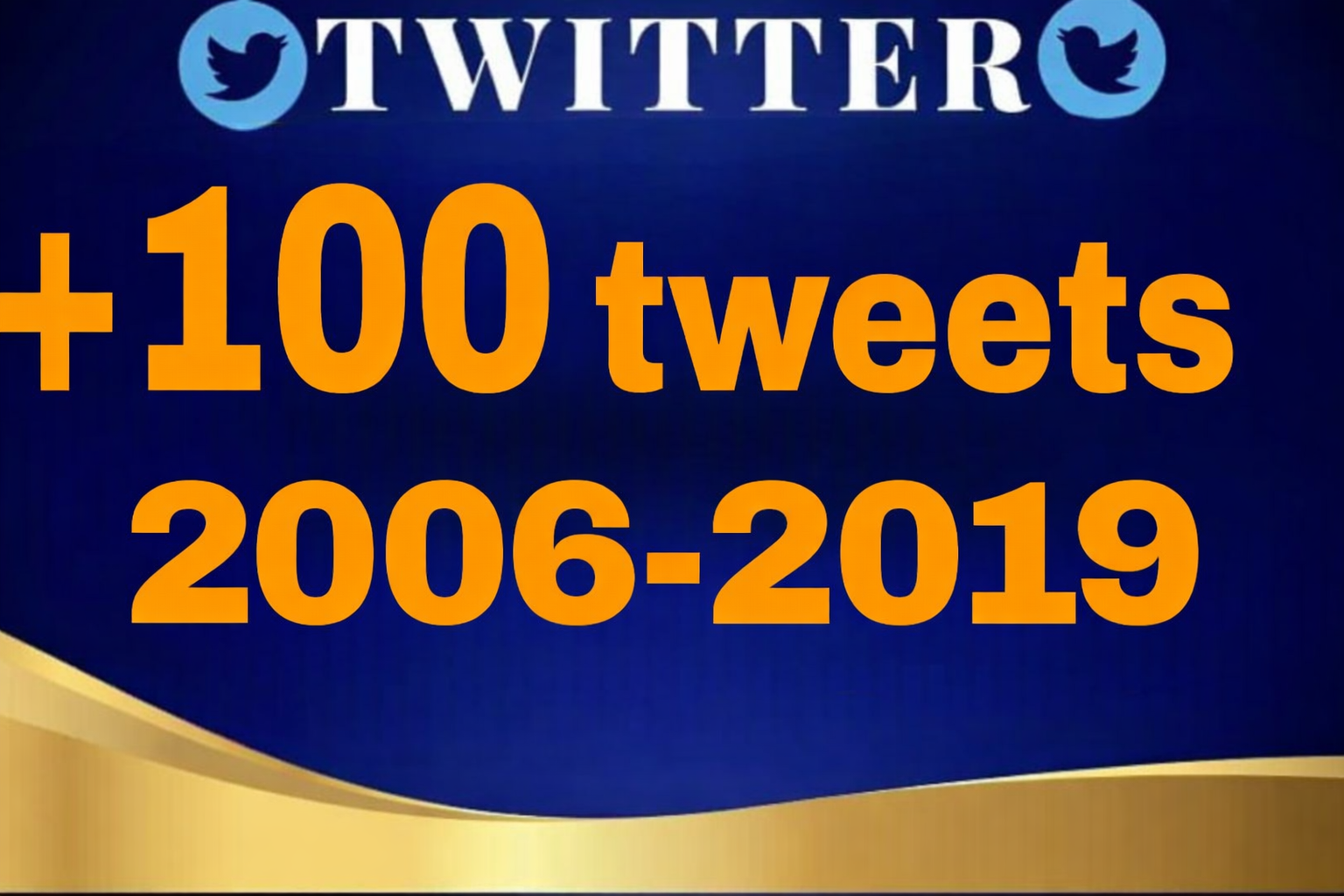 100-499 old Tweets (2FA)