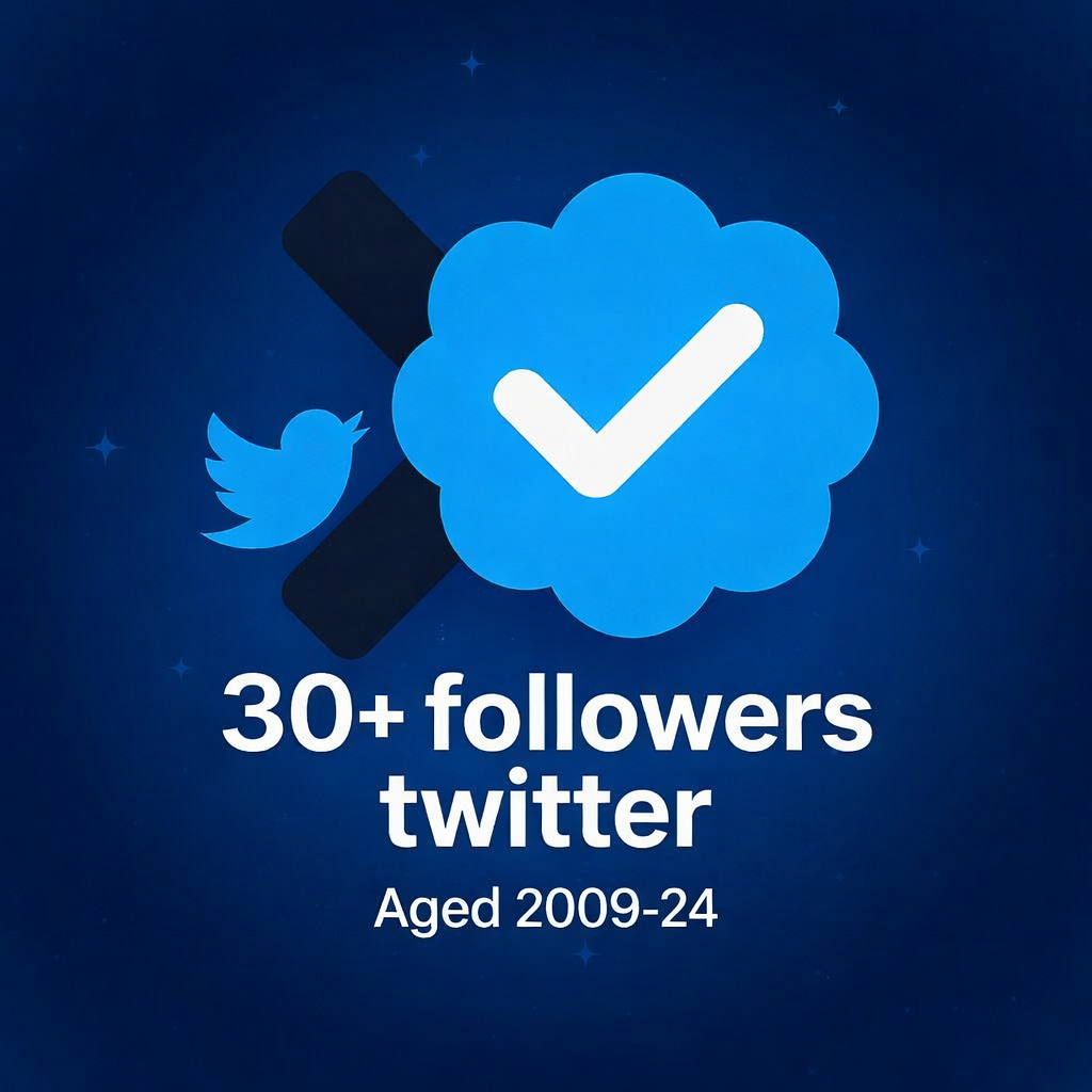 Twitter Aged 30-100 followers [Mail+2fa]