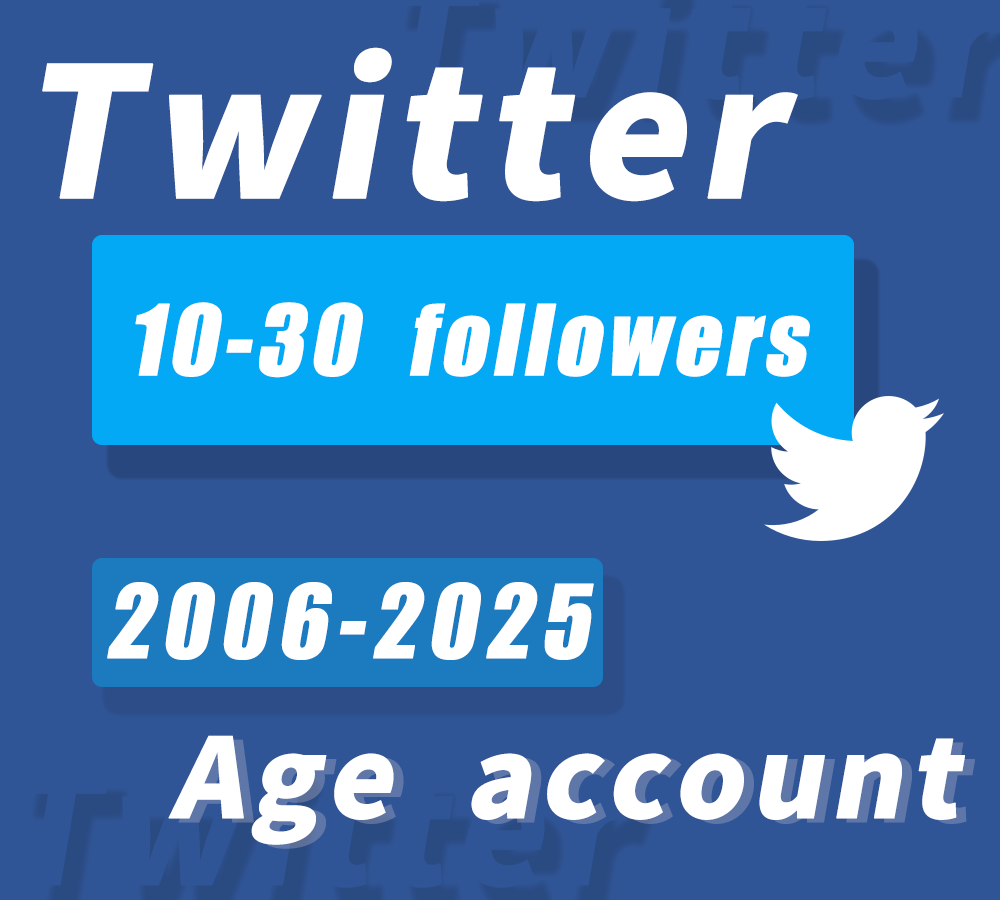 Twitter 2006-2025 + 10-30 followers + includes firstmail + auth_token + 2fa
