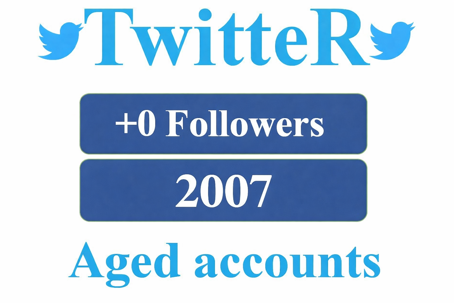 Twitter aged 2007 + auth_token + firstmail included + 2FA