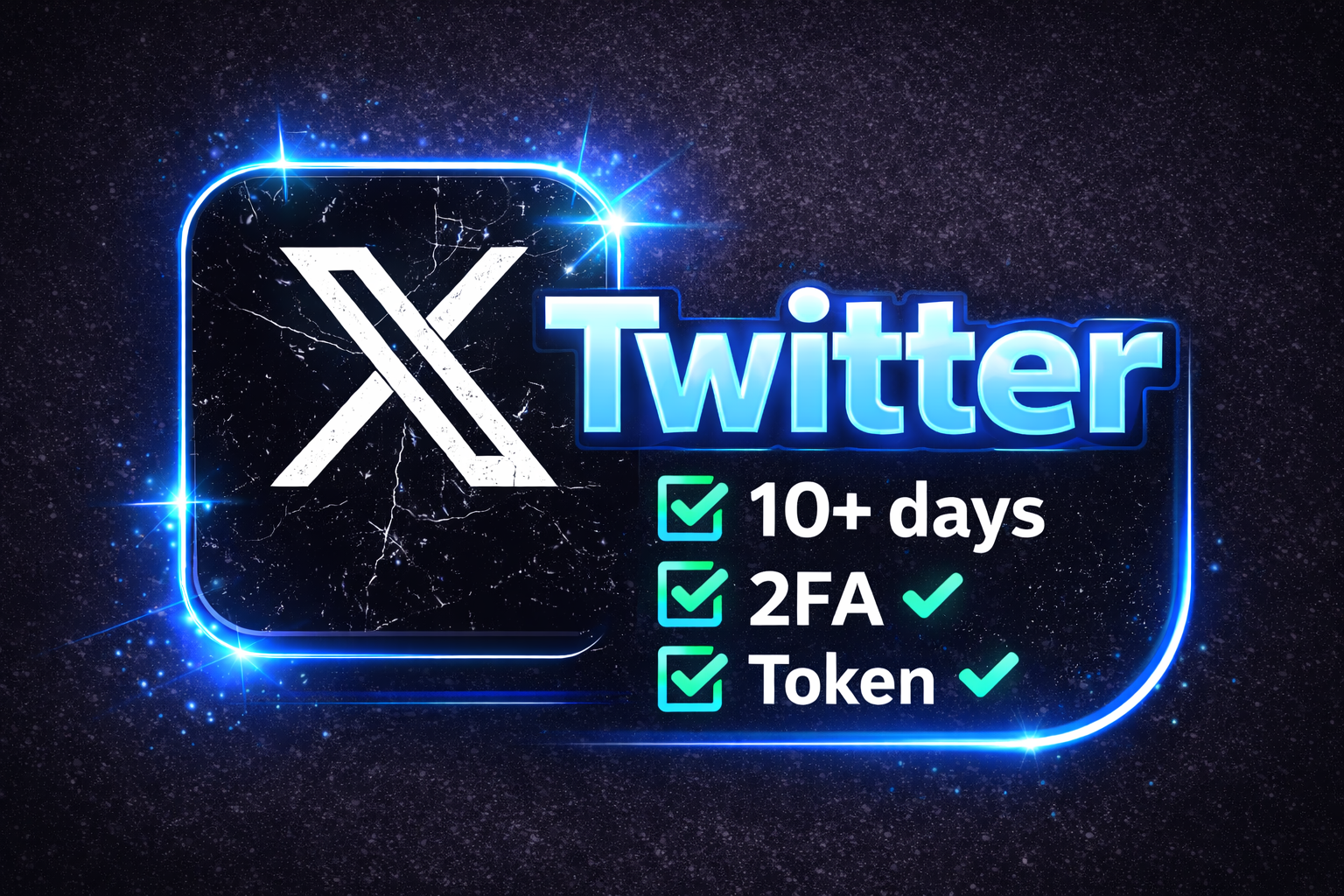 🔥New X (Twitter) Account | Aged 10 Days | Complete Access (Token + 2FA) | Avatar Included🔥