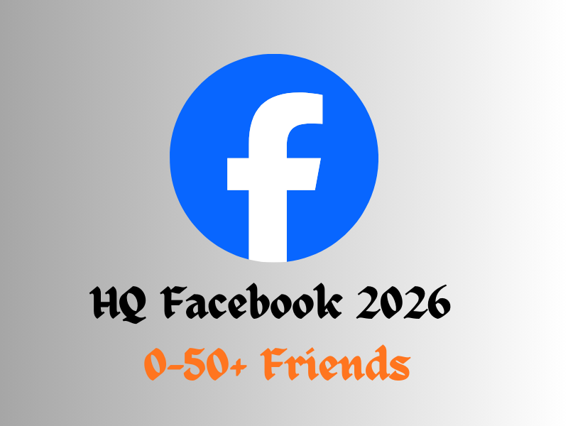 ✅ Facebook 2026 With 0 Friends ✅ Email Verify ✅ 2FA Set ✅