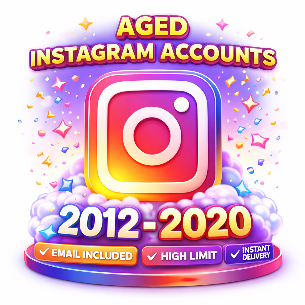 OLD Aged Instagram Accounts (2012–2020) | High Trust | Email Included
