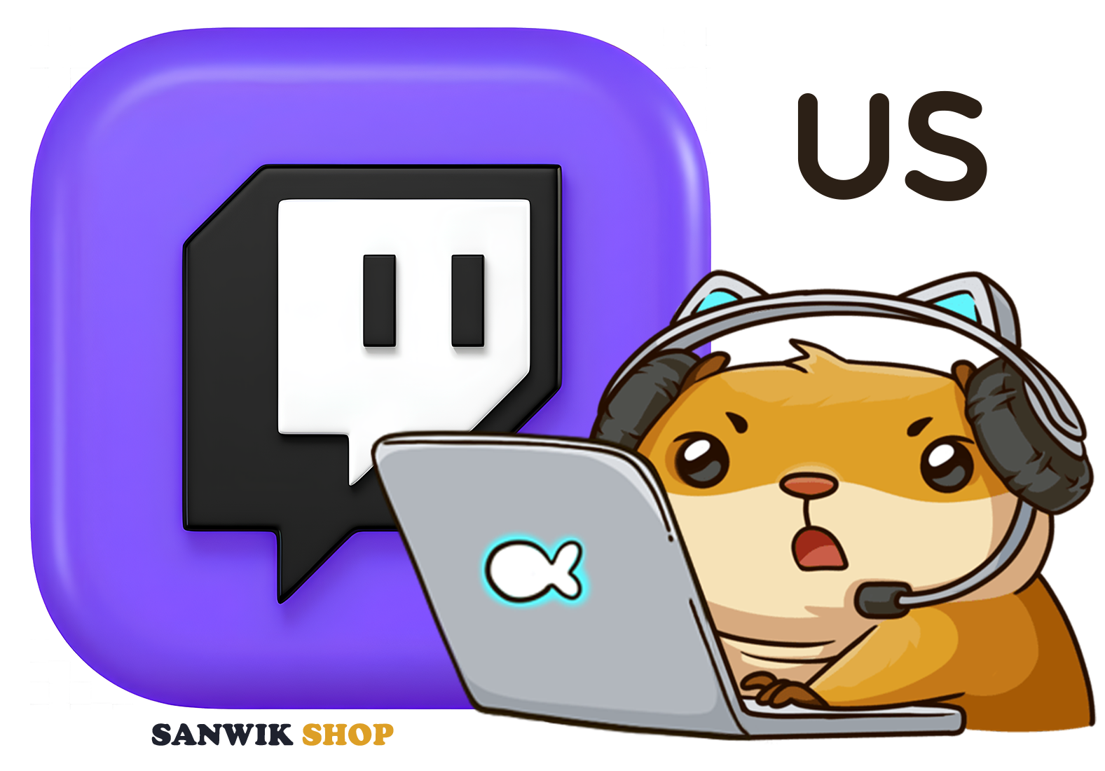 Twitch ▪︎ US ▪︎ Mail verified ▪︎ Token ▪︎ Mail included