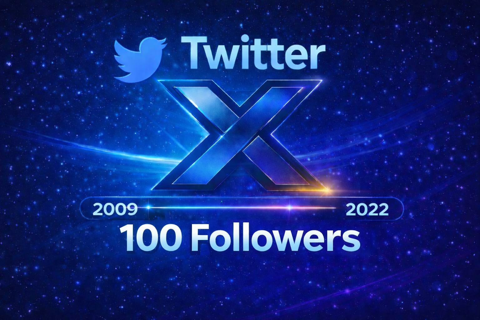 Tweeter 100 follower
