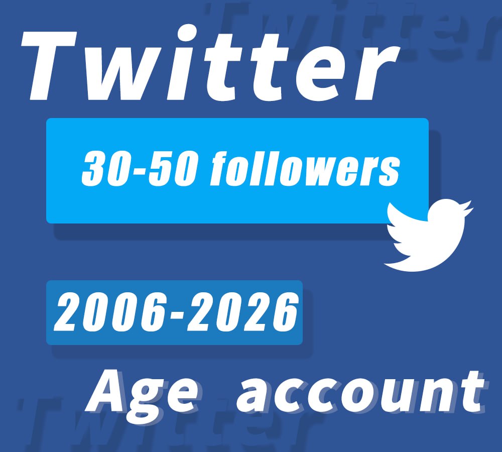 Twitter 2006-2025 + 30-50 followers + includes Microsoft Email + auth_token + 2fa