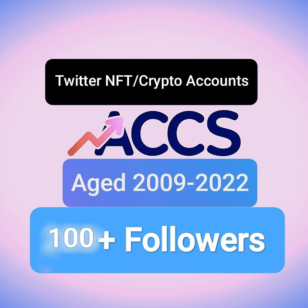 Twitter(X) Accounts 100+ Followers Original - 2009-2022 Year Aged