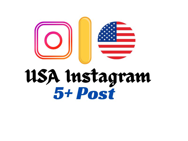 ✅USA Instagram With 5 Post ✅